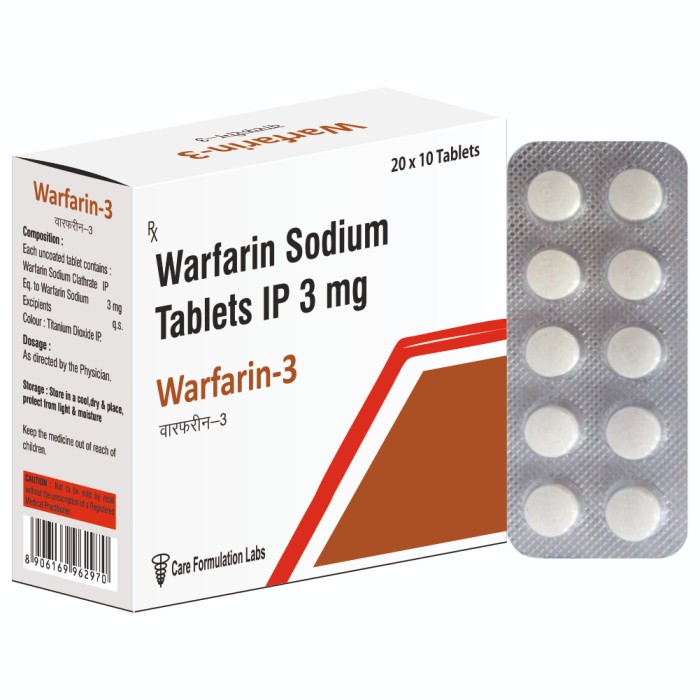 WARFARIN 3 WARFARIN 3